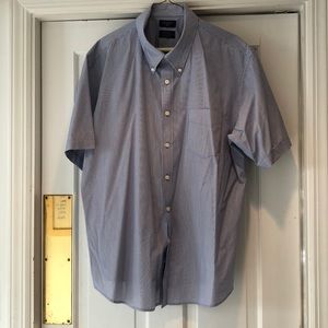 Dockers Short Sleeve Blue/White Men’s Oxford